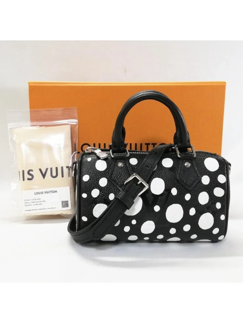 Louis Vuitton Nano Speedy Yayoi Kusama Handbag